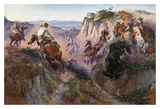 The Wild Horse Hunters Posters by Charles Marion Russell