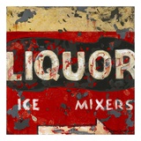 Liquor and Mixer Print by Aaron Christensen
