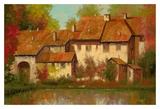Borgo Rosso Posters by Guido Borelli