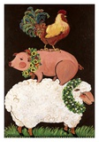 Barnyard Friends Affiche par Suzanne Etienne