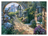 Porche de la Villa Cipriani Art par Howard Behrens