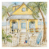 Yellow Beach House Affiches par Kate McRostie