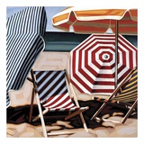July Beach Posters by Kristen Funkhouser