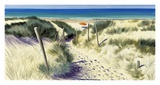 Le Parasol Orange Print by Henri Deuil