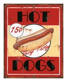 Hot Dogi Reprodukcje autor Lesley Hallas Hot Dogi Reprodukcje autor Lesley Hallas
