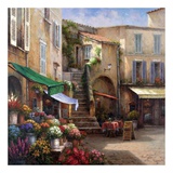 Flower Market Courtyard Posters by Han Chang