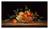 Water Lily Bowl and Fruit Prints by Patrick Farrell