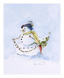 Hombre de nieve dos Láminas por Peggy Abrams Hombre de nieve dos Láminas por Peggy Abrams