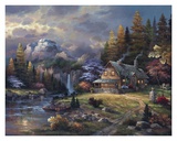 Mountain Hideaway Poster by James Lee