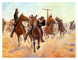 Breaking Through The Lines Prints by Charles Schreyvogel