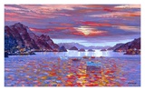 Amalfi Sunset Prints by Howard Behrens