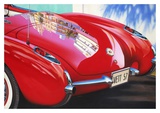 1957 Corvette Miami Beach Posters by Graham Reynolds