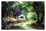 Tree Lined Path Print by Egidio Antonaccio
