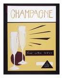 Champagne Print by Sharyn Sowell