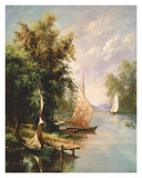 River Boats Póster por Art Fronckowiak River Boats Póster por Art Fronckowiak