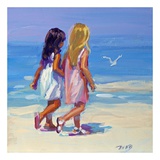 Promenade à la plage Posters par Lucelle Raad
