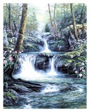 Blue Ridge Falls Art by Egidio Antonaccio