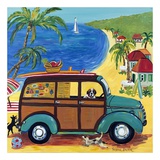 Woody at the Beach Posters par Suzanne Etienne