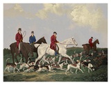 Earl of Derby's Stag Hounds Poster von Barenger 