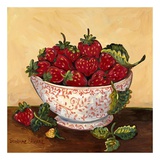 Bowl of Strawberries Prints by Suzanne Etienne