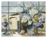 Strandhaus Kunstdruck von Barbara Mock