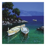 Boats Print by Steve Thoms