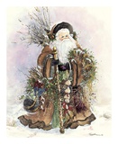 Santa's Bounty Prints by Peggy Abrams