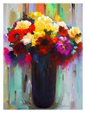 Flowers in a Vase III Posters by Hooshang Khorasani