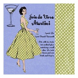 Martini Lady Poster von Lisa Ven Vertloh