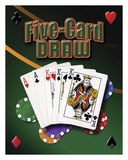 Mano de cinco cartas Arte por Mike Patrick