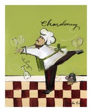 Wine Chef Chardonnay Posters by Jennifer Sosik