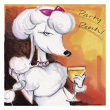 Party Pooch Arte por Tracy Flickinger