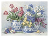 Spring Garden in Blue I Prints by Barbara Mock