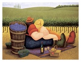 Pique-nique d'été Posters par Lowell Herrero