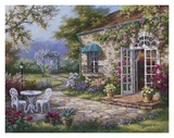 Spring Patio II Poster by Sung Kim