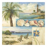Seaside Collage II Plakater af Barbara Mock
