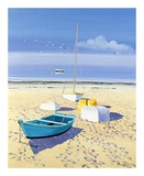 Bateaux Sur La Plage Posters par Henri Deuil