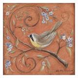 Orange Bird Prints by Kate McRostie
