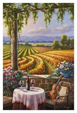 Vineyard and Violin Prints by Sung Kim