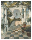 Courtyard Villa II Kunstdrucke von Vitali Bondarenko