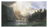 Sierra Nevada in California Poster by Albert Bierstadt