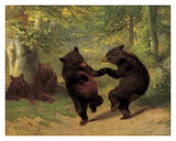 Dancing Bears Lámina por William Holbrook Beard Dancing Bears Lámina por William Holbrook Beard