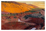Valley Evening Poster by Paul Davis