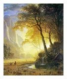 Hetch Hetchy Canyon Posters by Albert Bierstadt