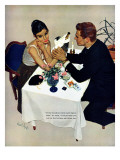 Pretend You Love Me - Saturday Evening Post "Leading Ladies", February 22, 1958 pg.40 Giclee Print by Kurt Ard