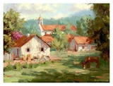 Abajo de la Iglesia Print by Roger Williams