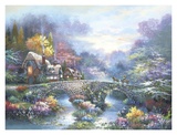 Autumn Dusk Art by James Lee