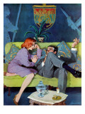 Black Monte's Last Raid - Saturday Evening Post "Men at the Top", September 5, 1959 pg.22 Giclee Print by Lynn Buckham