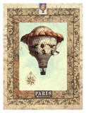 Vintage Hot Air Balloon II Poster von Miles Graff
