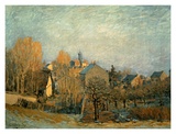 Little Town on the River Seine, 1872 Prints by Alfred Sisley